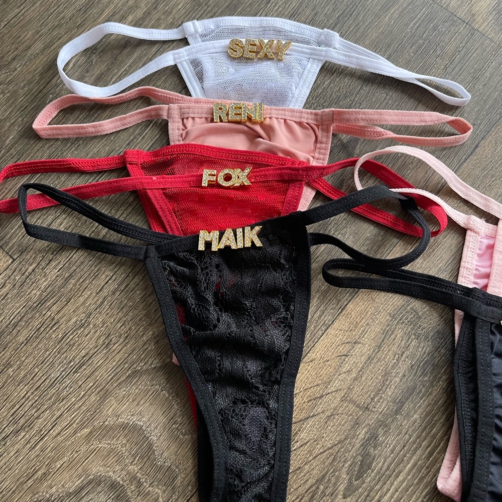 Personalized Thong lingerie Women Sexy S/M Cut G-string Thongs T-back Underwear